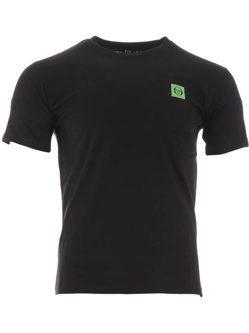 Sergio Tacchini Squared T-shirt voor Heren Zwart/Groen Zwart - Kiabi