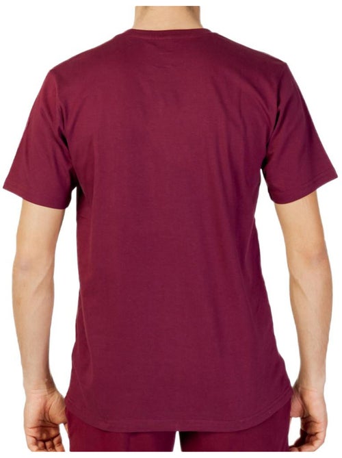 Sergio tacchini stripe a bordeaux t-shirt voor heren - Kiabi Sergio tacchini stripe a bordeaux t-shirt voor heren - Kiabi