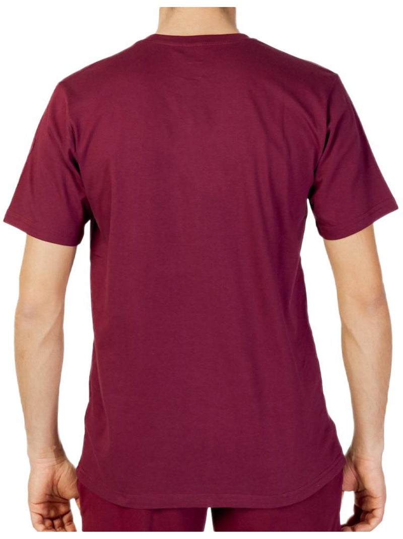 Sergio tacchini stripe a bordeaux t-shirt voor heren Bordeaux - Kiabi