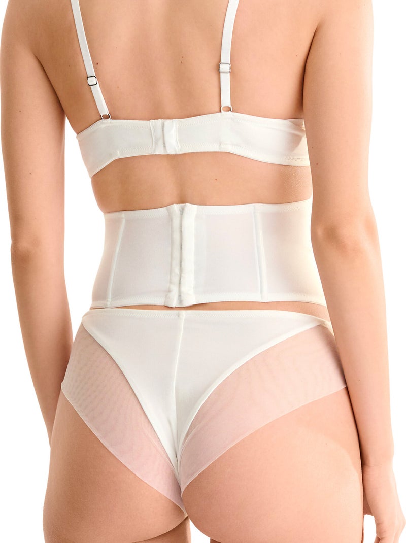 Serre-taille shiny secret mariage Ecru - Kiabi