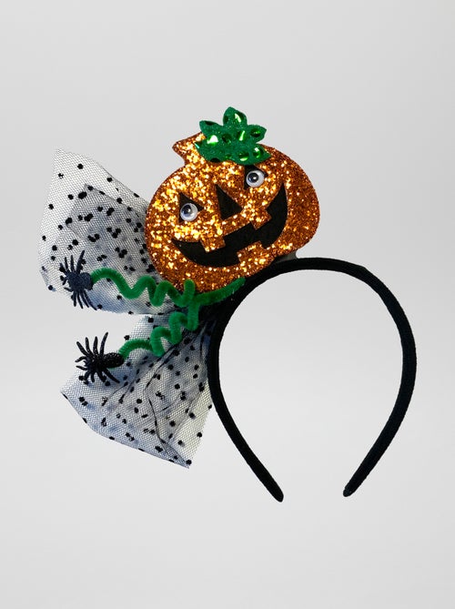 Serre-tête 'citrouille' halloween - Kiabi