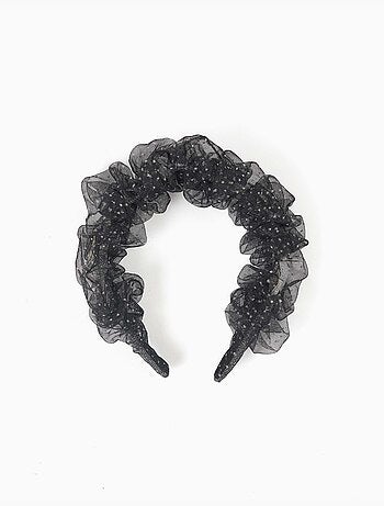 Serre-tête en tulle avec étoiles et lunes