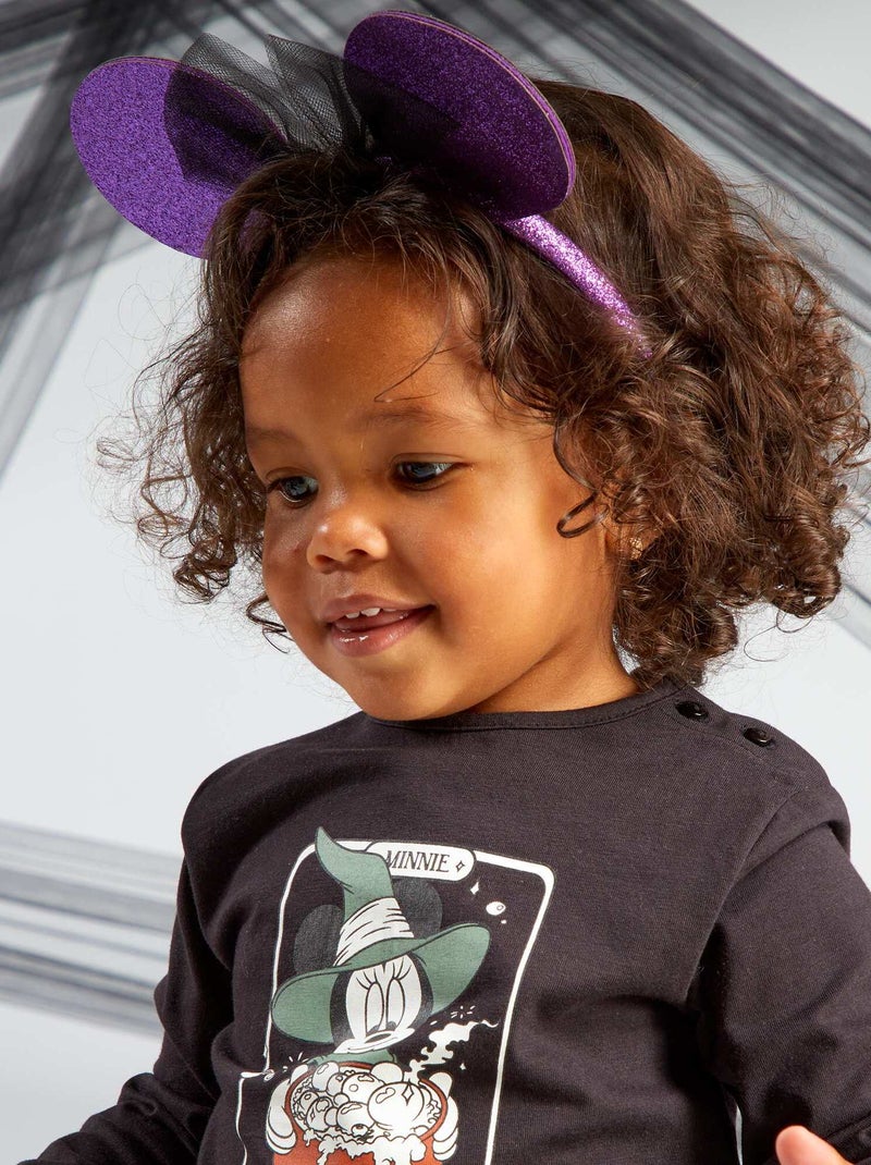Serre tête 'Minnie' 'Halloween' Violet - Kiabi