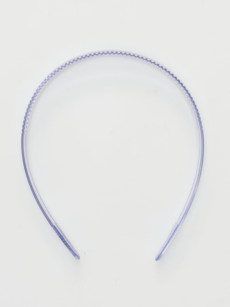 Serre-tête transparent Violet - Kiabi