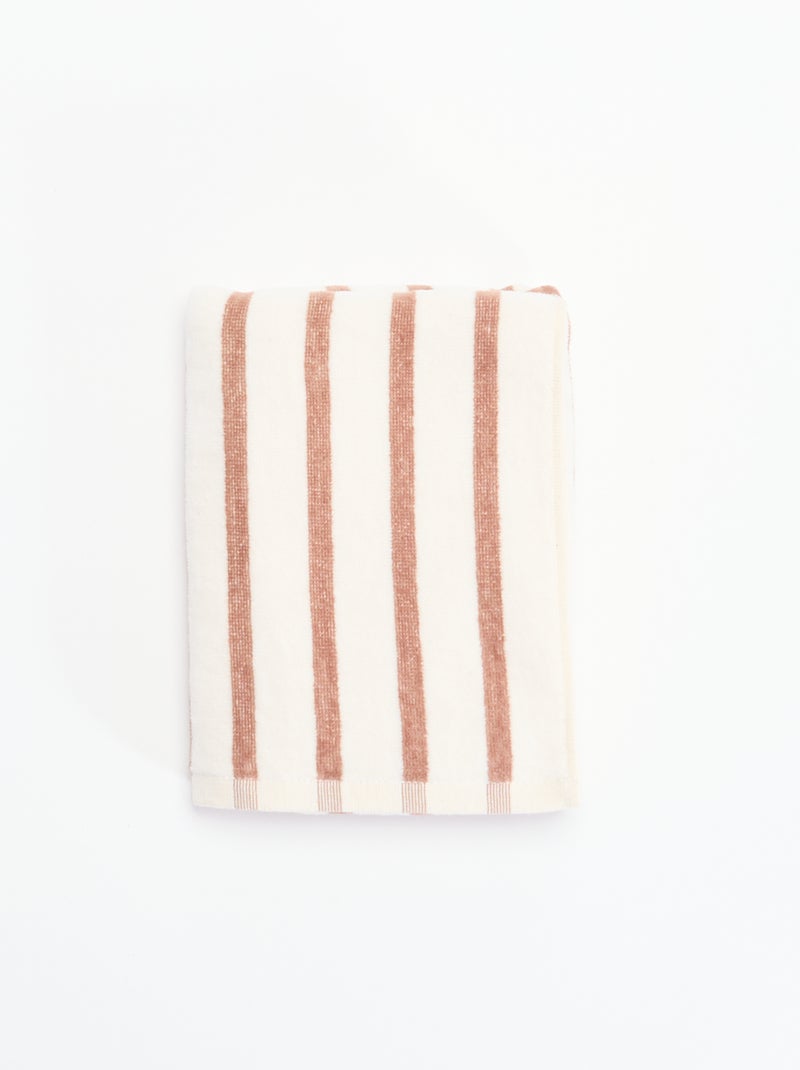 Serviette de bain - 50 x 90 cm Beige - Kiabi