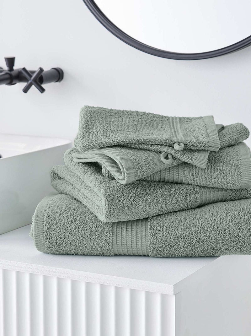 Serviette de bain 50 x 90 cm vert d'eau - Kiabi