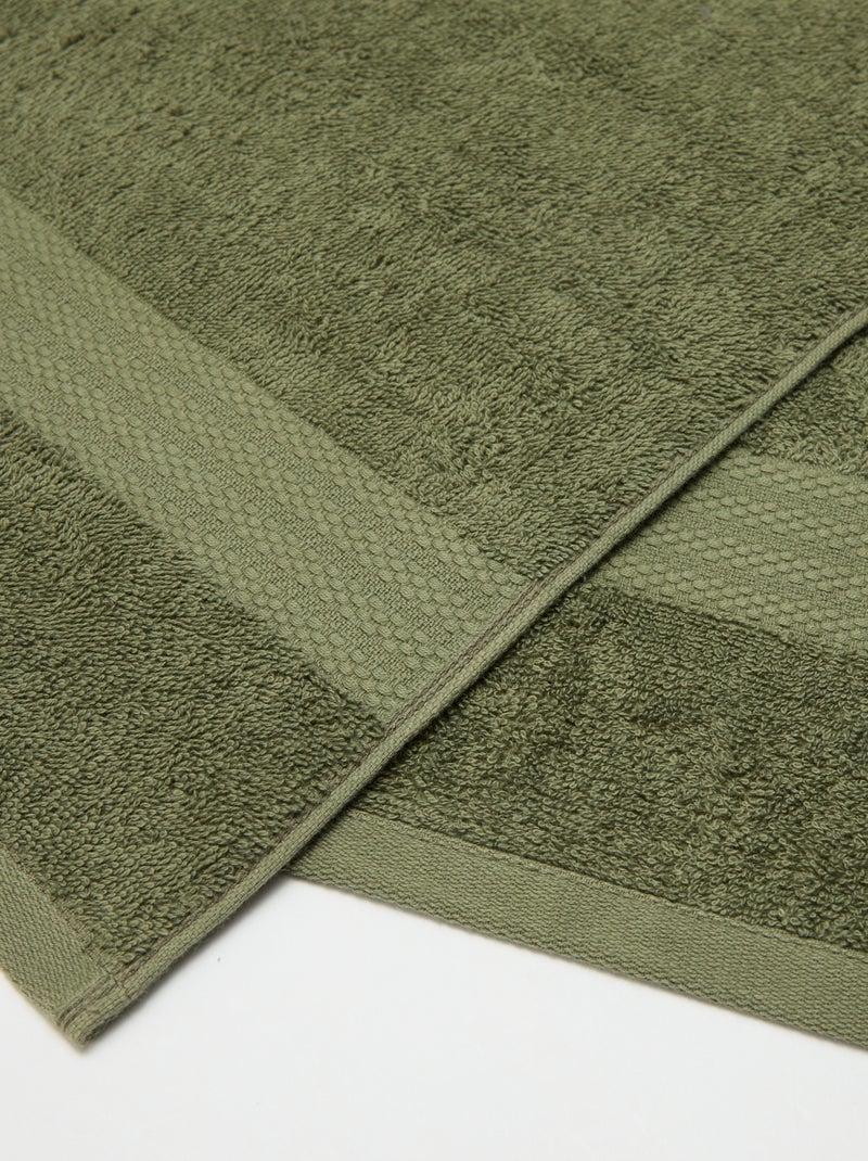 Serviette de bain 50x90 cm Vert - Kiabi