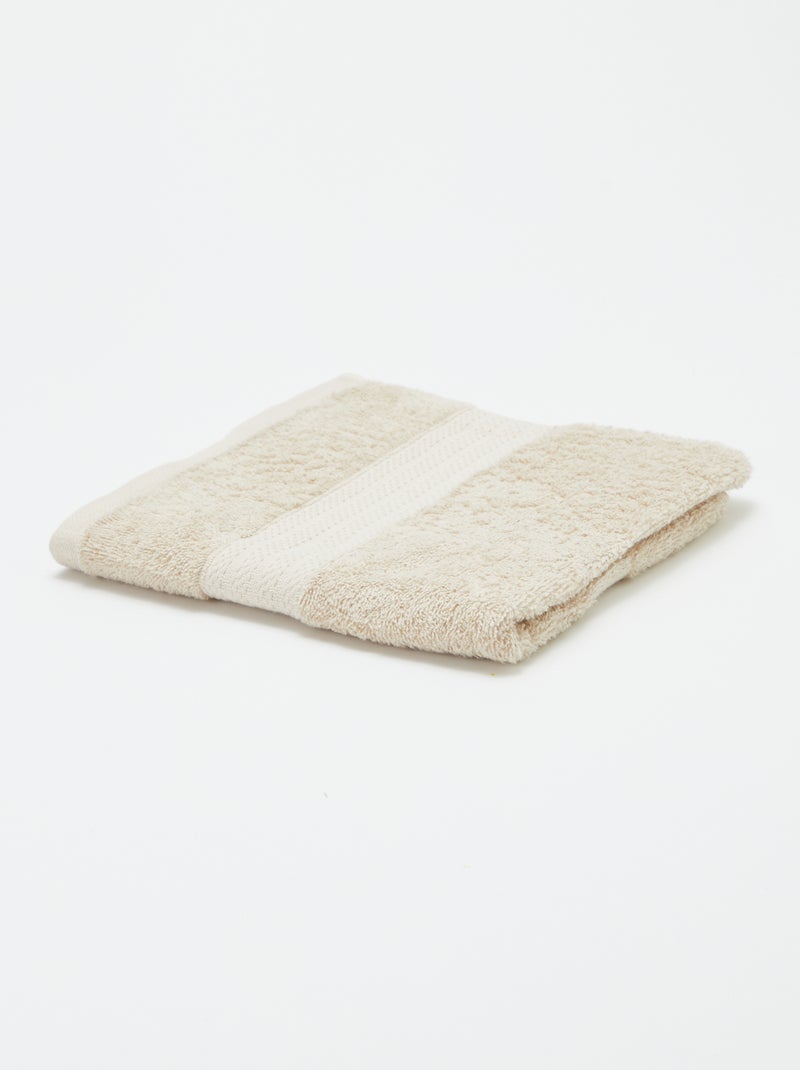 Serviette de bain (50x90cm) - Kiabi Home Beige - Kiabi