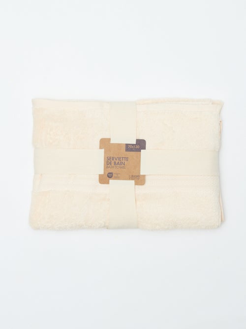 Serviette de bain 70 x 130 cm - Kiabi Home - Kiabi Serviette de bain 70 x 130 cm - Kiabi Home - Kiabi