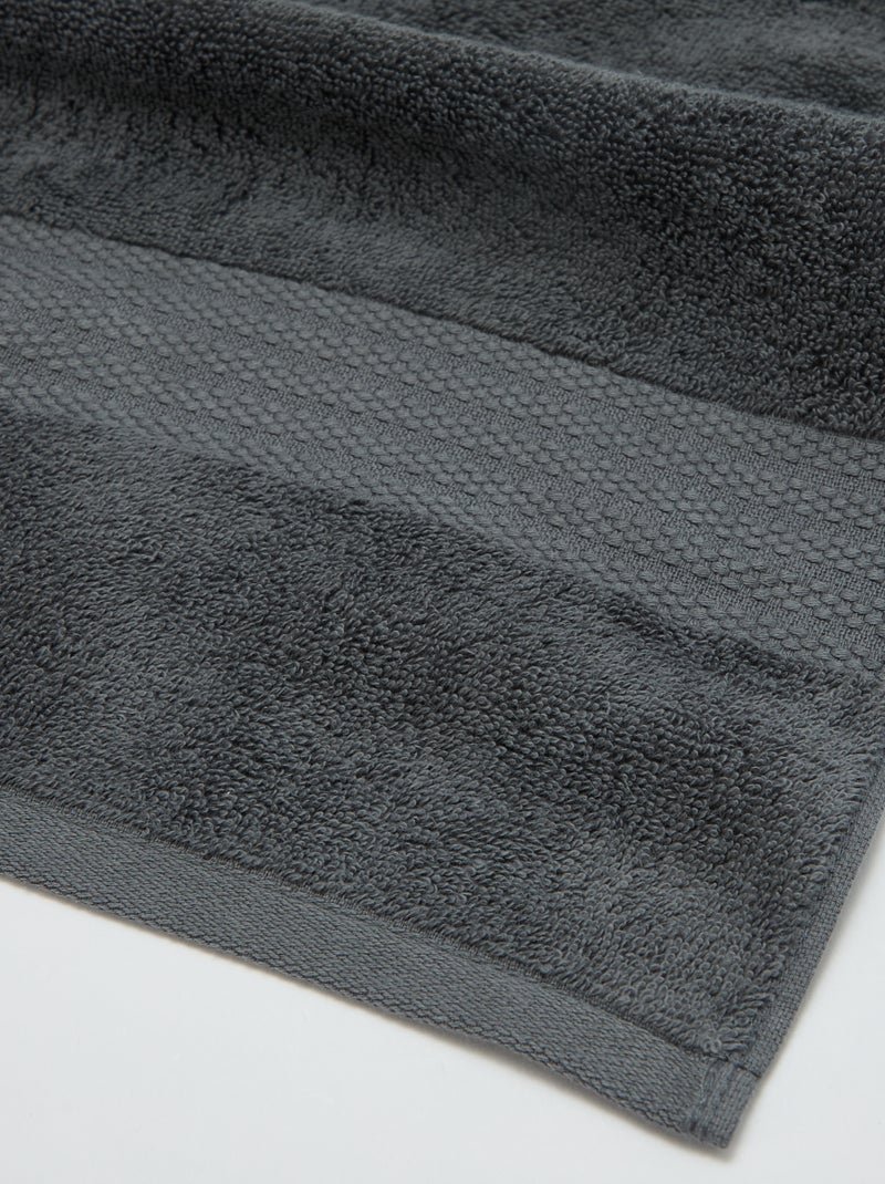 Serviette de bain 70 x 130 cm - Kiabi Home Gris - Kiabi