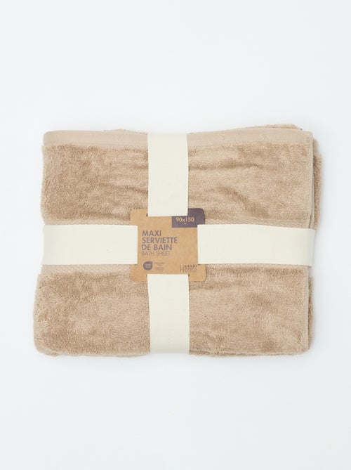 Serviette de bain 90 x 150 cm - Kiabi