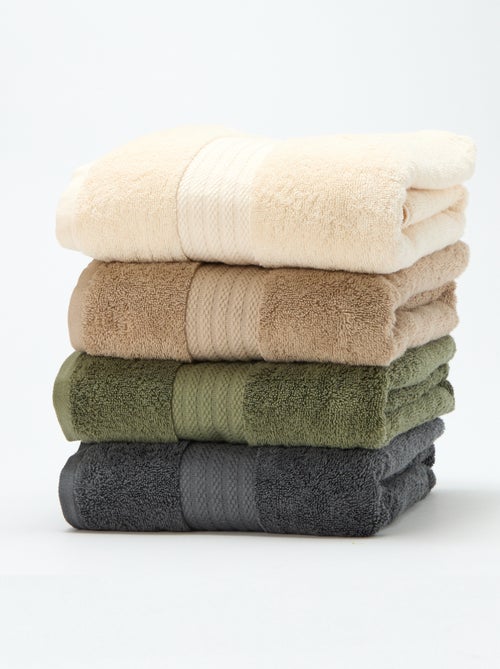 Serviette de bain 90 x 150 cm - Kiabi