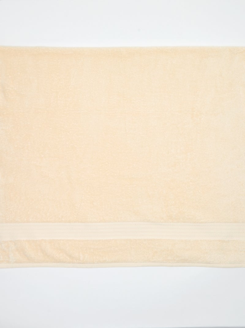 Serviette de bain (90x150 cm) - Kiabi Home Blanc - Kiabi