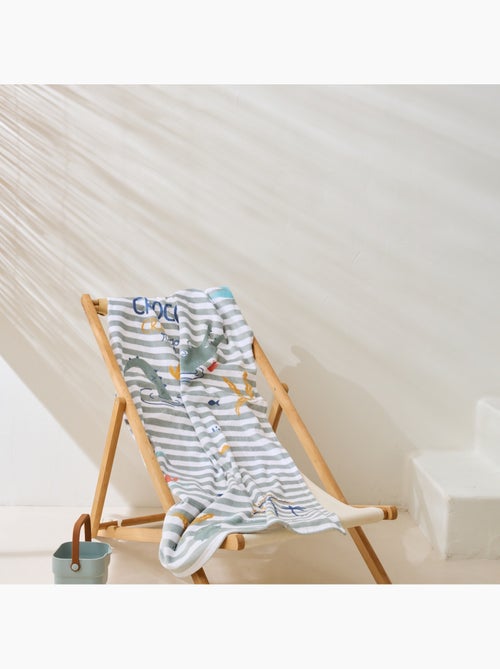 Serviette de bain bébé Crocro rigolo - Kiabi Serviette de bain bébé Crocro rigolo - Kiabi