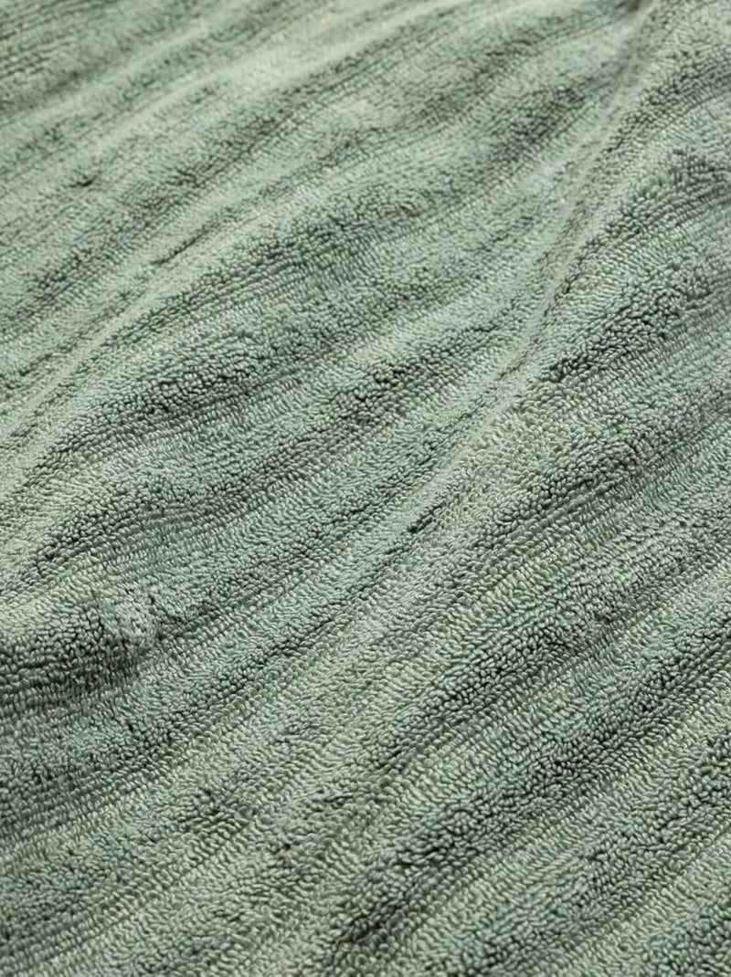 Serviette de bain coton maya douceur d'intérieur Vert Sauge - Kiabi