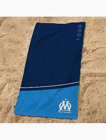 Serviette de bain et de plage imprimée 100% coton, om curve