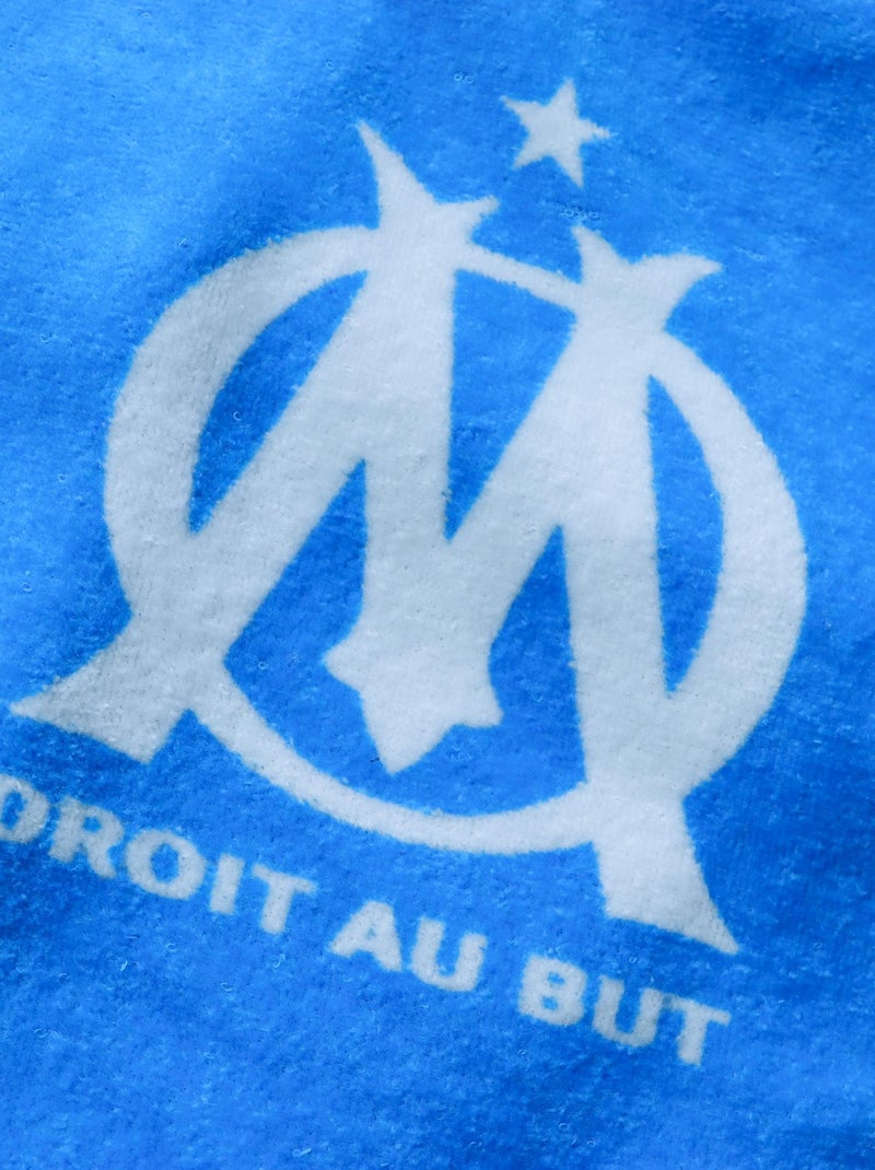 Serviette de bain et de plage imprimée 100% coton, om curve Bleu - Kiabi