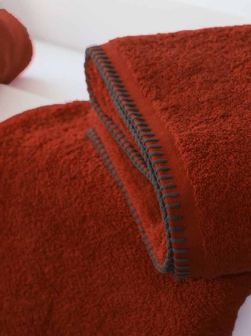 Serviette de bain grand hotel Orange - Kiabi