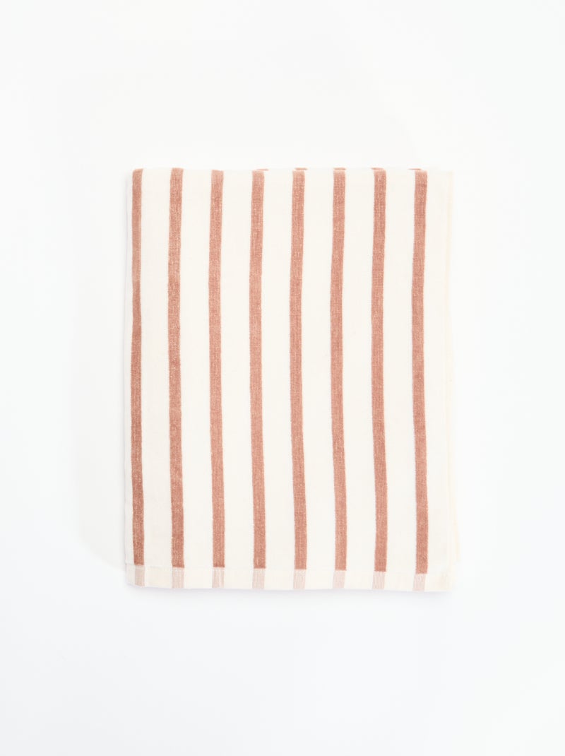 Serviette de bain XL - 90 x 150 cm Beige - Kiabi