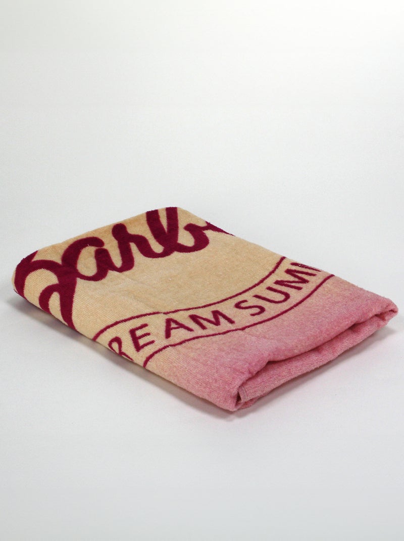 Serviette de plage 'Barbie' Rose - Kiabi