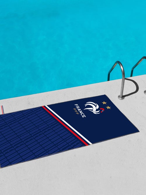 Serviette de plage 'Fédération Française de Football' - Kiabi