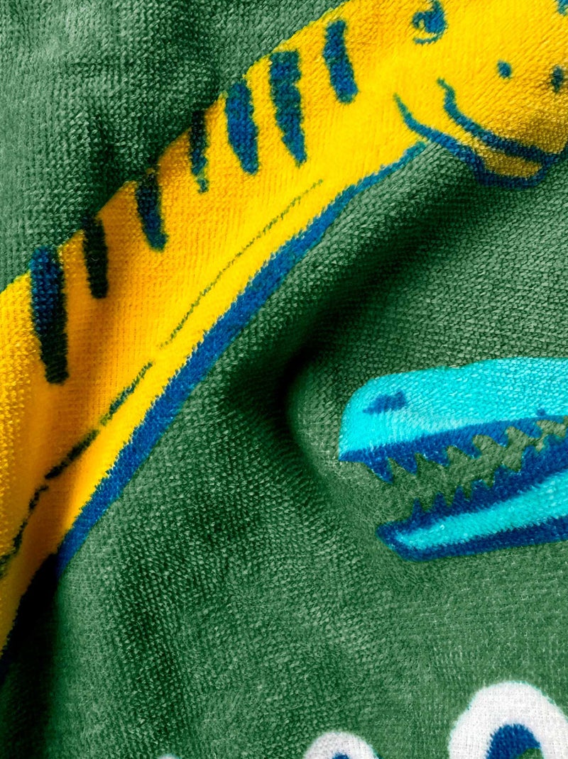 Serviette de plage 'Jurassic' Vert - Kiabi