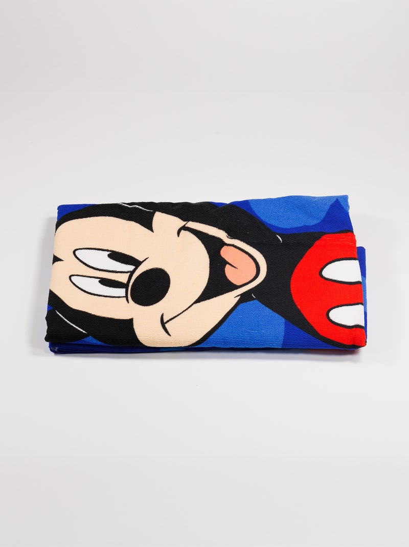 Serviette de plage 'Mickey' Bleu - Kiabi