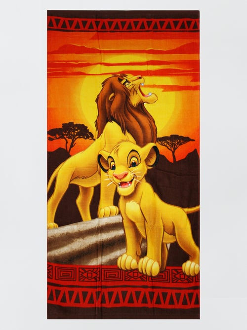 Serviette de plage 'Roi Lion' - Kiabi