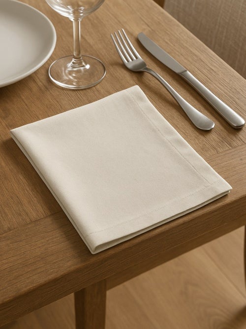 Serviette de table coton douceur d'intérieur - Kiabi