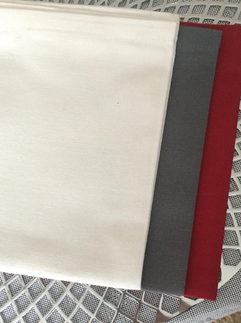 Serviette de table unie et colorée Blanc - Kiabi