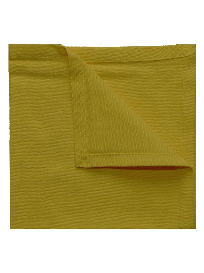 Serviette de table unie et colorée Doré/or - Kiabi