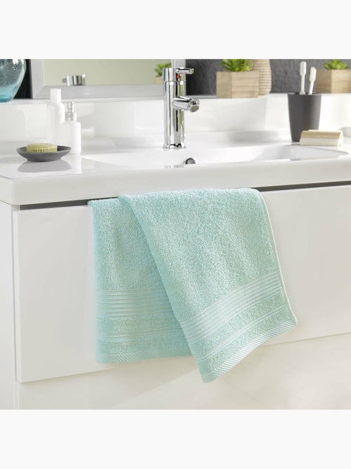 Serviette de toilette éponge unie tendresse - Kiabi Serviette de toilette éponge unie tendresse - Kiabi