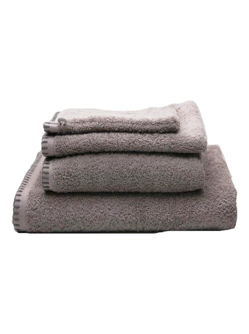 Serviette grand hotel surpiqure noire - Kiabi Serviette grand hotel surpiqure noire - Kiabi