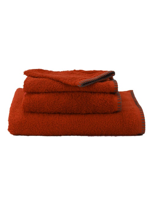 Serviette Grand Hotel surpiqure noire - Kiabi Serviette Grand Hotel surpiqure noire - Kiabi