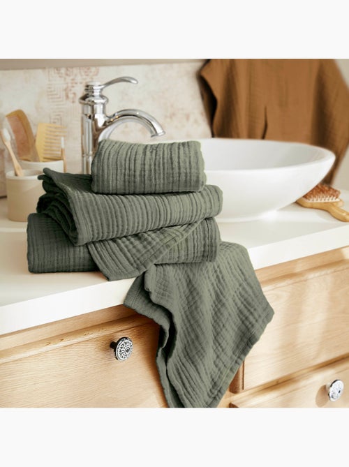 Serviette invité - quadruple gaze de coton 220 g/m² - gaïa - Kiabi Serviette invité - quadruple gaze de coton 220 g/m² - gaïa - Kiabi
