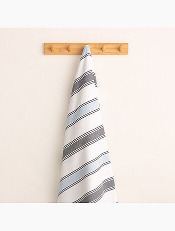 Serviette paréo de plage, tissu en relief, fouta - Gamusi.