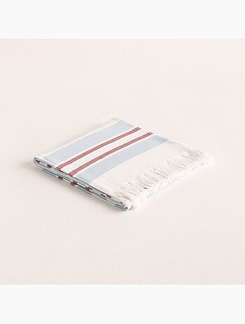 Serviette paréo de plage, tissu en relief, fouta - Gamusi.