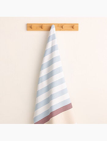 Serviette paréo de plage, tissu en relief, fouta - Gamusi.
