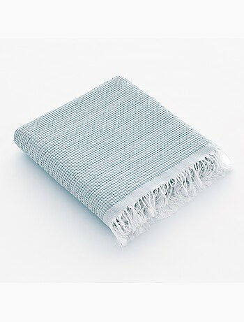 Serviette paréo de plage, tissu en relief, fouta - Gamusi.
