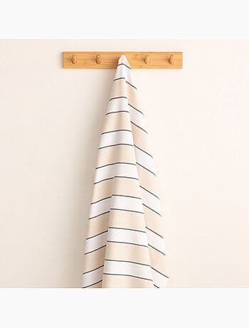 Serviette paréo de plage, tissu en relief, fouta - Gamusi.