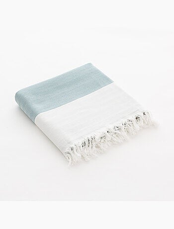 Serviette paréo de plage, tissu en relief, fouta - Gamusi.
