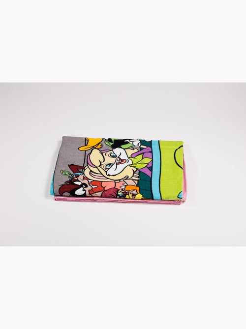 Serviette Plage Looney Tunes Warner Bros. 100 ans 70x140cm – Édition Collector – 100% Coton - Kiabi Serviette Plage Looney Tunes Warner Bros. 100 ans 70x140cm – Édition Collector – 100% Coton - Kiabi