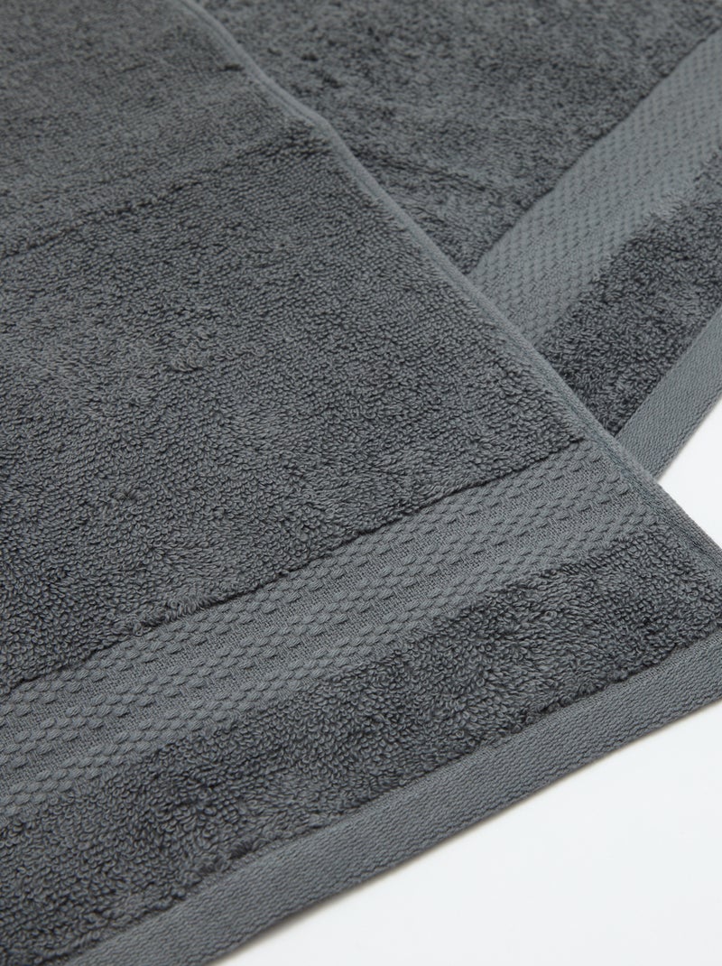 Serviettes invités 30 x 50 cm - Kiabi Home Gris - Kiabi