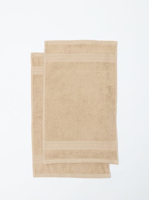 Serviettes invités 30 x 50 cm - Kiabi Serviettes invités 30 x 50 cm - Kiabi