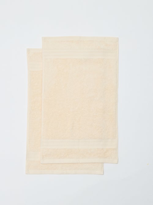 Serviettes invités 30 x 50 cm - Kiabi Serviettes invités 30 x 50 cm - Kiabi