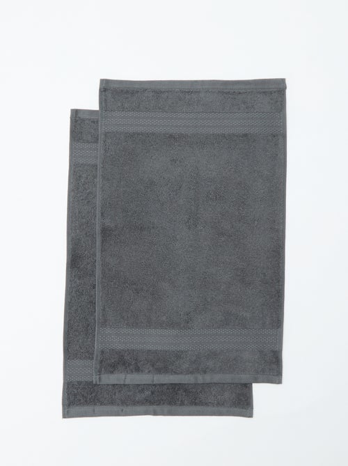 Serviettes invités 30 x 50 cm - Kiabi Serviettes invités 30 x 50 cm - Kiabi