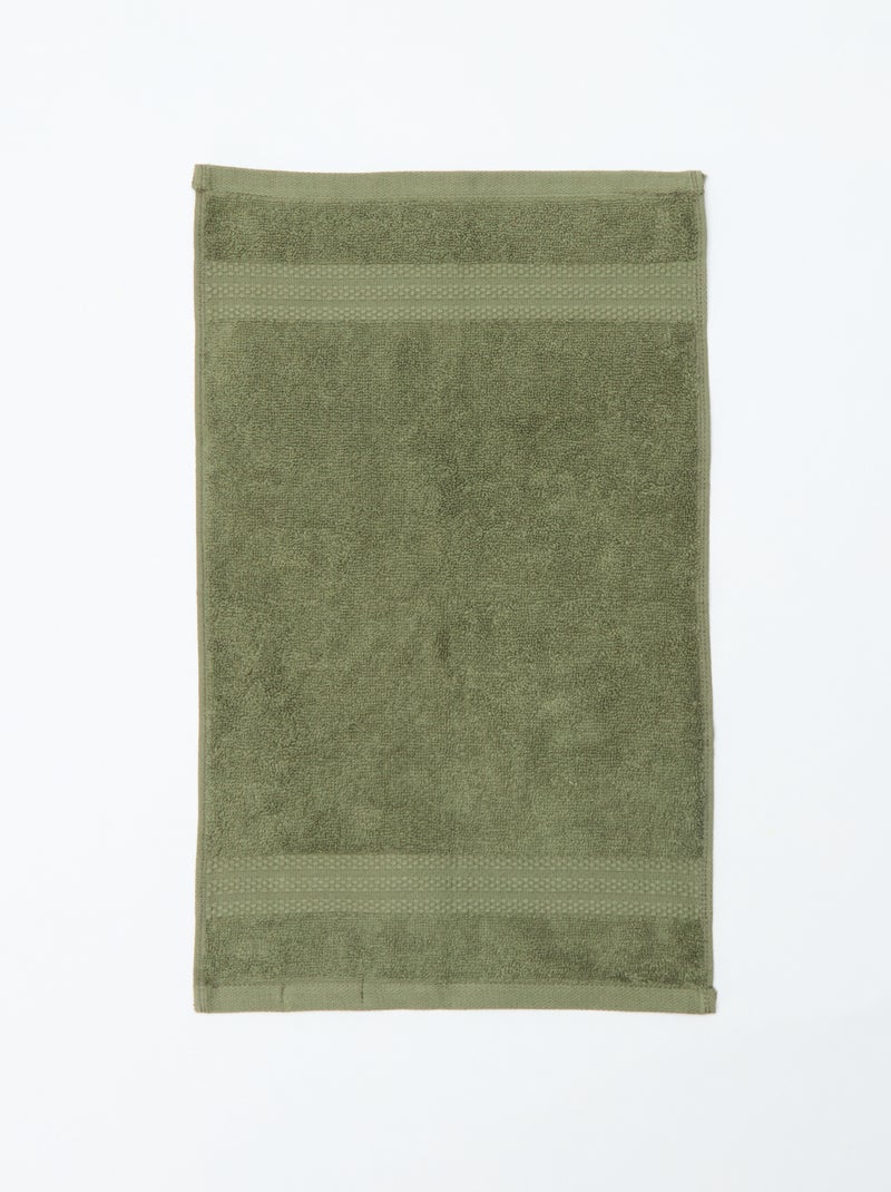 Serviettes invités 30 x 50 cm Vert - Kiabi