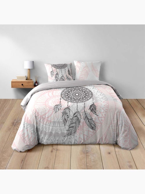 Set 2-delig bedrukt 42 draden placementprint namaste - Kiabi Set 2-delig bedrukt 42 draden placementprint namaste - Kiabi