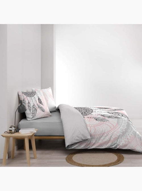 Set 2-delig bedrukt 42 draden placementprint namaste - Kiabi Set 2-delig bedrukt 42 draden placementprint namaste - Kiabi