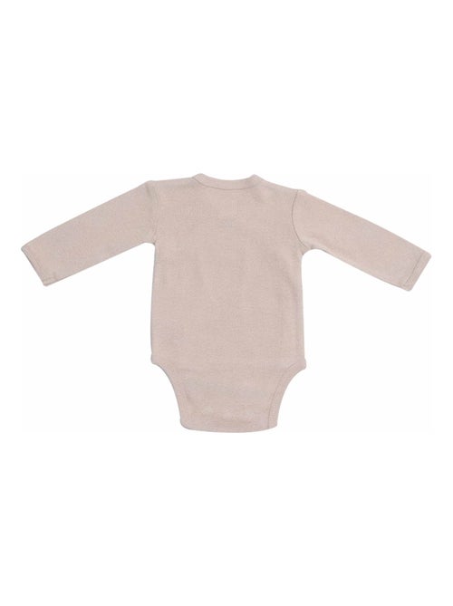 Set 2 rompertjes opening voorkant voor baby - Kiabi